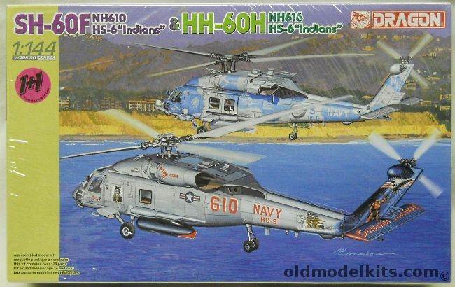 Dragon 1/144 SH-60F AND HH-60H, 4619 plastic model kit